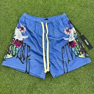 Civil Regime (Above & Blooming) Mesh Shorts SIZE X LARGE
